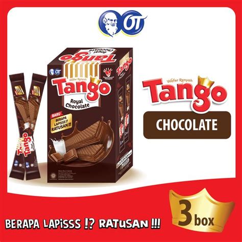 Jual Wafer Tango Royal Chocolate Gr Isi Box Di Lapak Ot Official