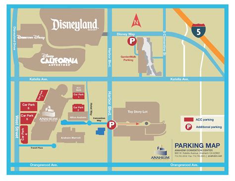 Anaheim Stadium Parking Lot Map