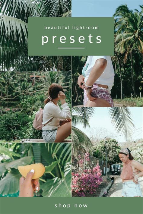 Green Jungle Bali Lightroom Presets For Mobile Desktop Green Nature