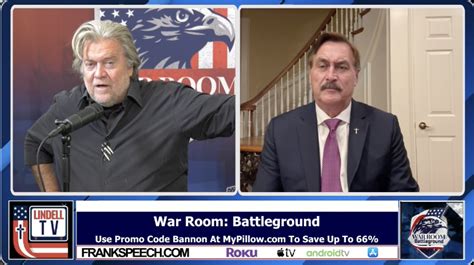 WarRoom With Steve Bannon - Mike Lindell | Frank Speech the Home of ...