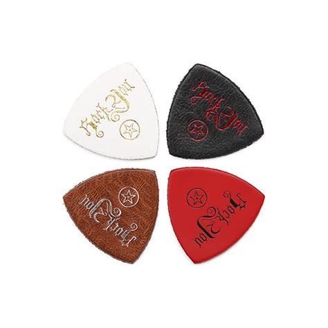 Anwenk Ukulele Picks Leather Ukulele Bass Picks Soft Genuine Leather