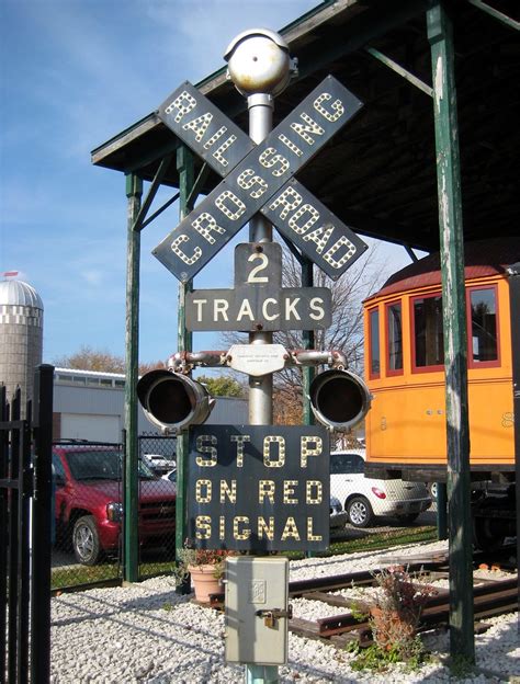 Railroad Crossing At The Coopersville Historical Museum Brandon