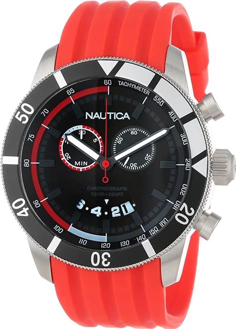 Nautica N G Orologio Da Polso Da Uomo Cinturino In Acciaio Inox