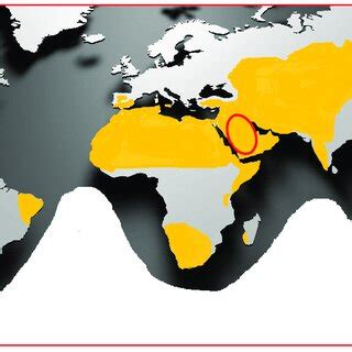 Global arid areas, highlighting regions with increasing salinity and ...