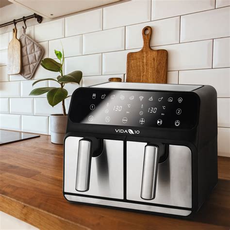 Vida Freidora Sin Aceite Air Fryer Duo De Gran Capacidad