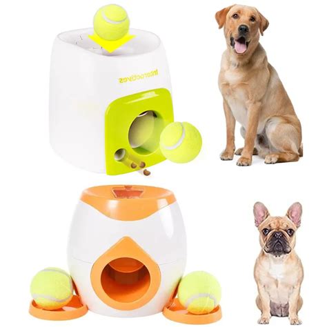 Interactive Dog Ball Launcher Automatic Tennis Ball Throwing And