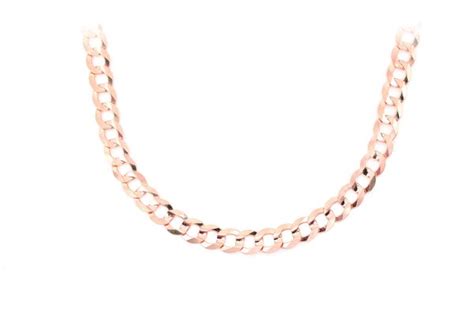 Icebox 5 5MM Flat Curb 14k Solid Gold Chain