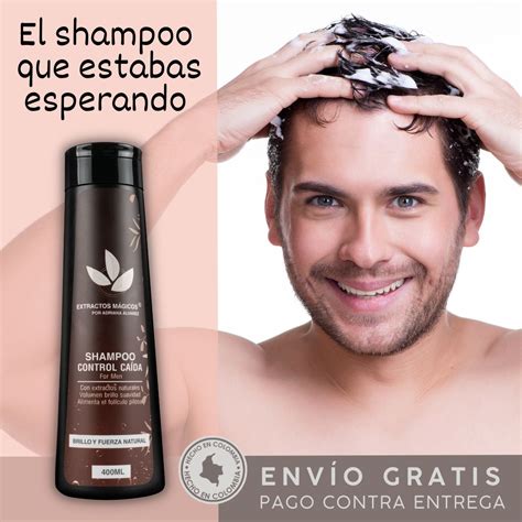 Shampoo Para Hombres Control Caída Con Trichogen 400ml Extractos