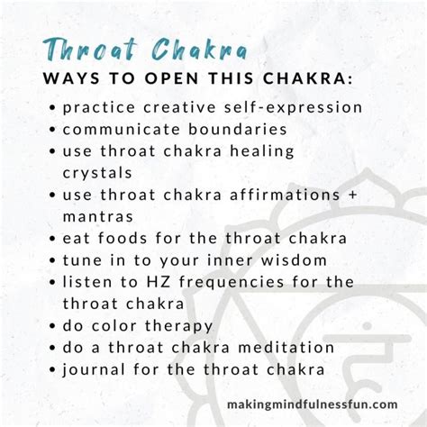 Throat Chakra Healing: Express Yo' Self and Your Highest Truth » Making Mindfulness Fun