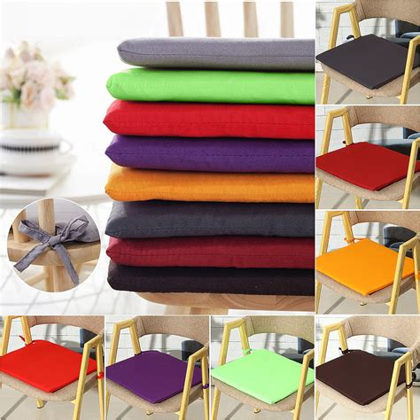 Multi-colors Soft Comfort Sit Mat Indoor Outdoor Chair Seat Pads Cushion Pads For Garden Patio ...