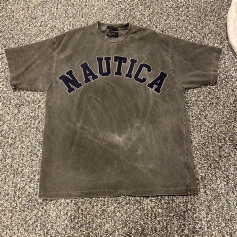 Vintage Nautica Tshirt Insane Wash Heavy Depop