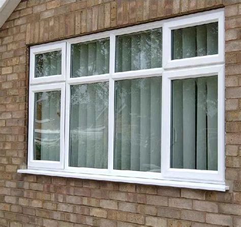 2024 Whole Sale Low Price 60 Series White Color UPVC Casement Glass