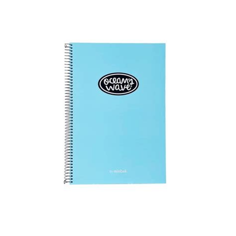 Cuaderno Ocean S Tapa Extradura Forrada Folio Colores Pastel Papel