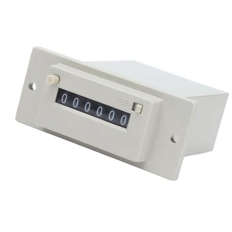 Qiilu Compteur d impulsions Compteur électromagnétique 0 999999