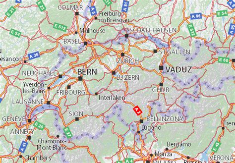 MICHELIN Nidwalden map - ViaMichelin