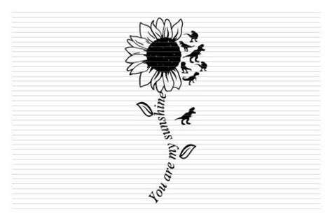 Sunflower You Are My Sunshine Svg Graphic By Awspik · Creative Fabrica