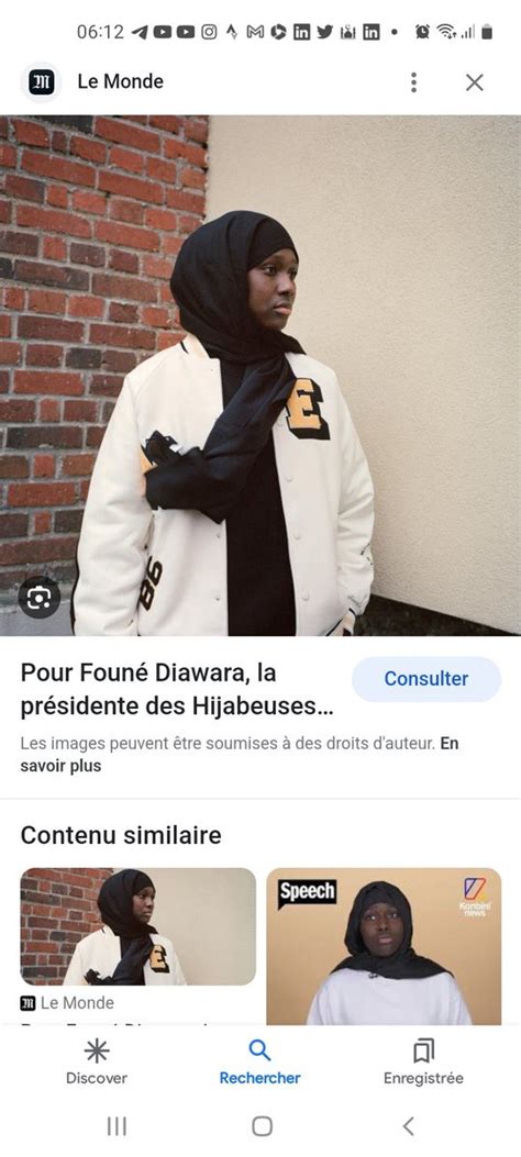 Christine On Twitter La Pr Sidente Des Hijabeuses Foun Diawara N