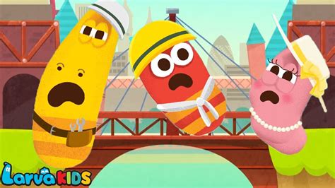 London Bridge Iss Falling Down Healthy Habits For Kids Larva Kids