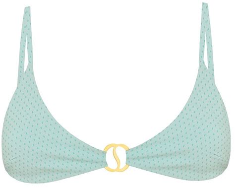 Sense Swim Triangle Bikini Top Kira Serenity Green Shopstyle