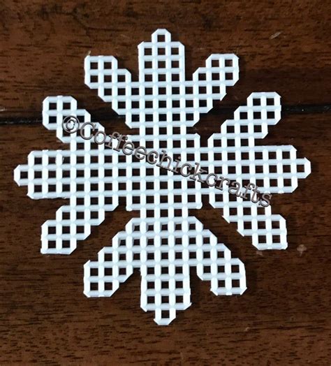 Snowflake Plastic Canvas Cut Outs Plastic Canvas Snowflake Etsy Artofit