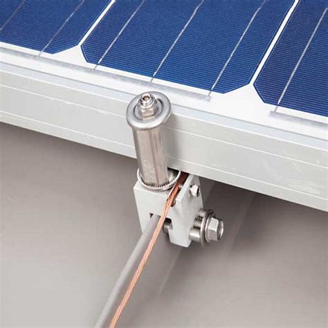 Anodizing Metal Roof Solar Panel Clamps Standing Seam Tin For Frameless