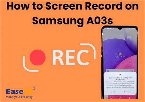 How To Screen Record On Samsung A S Full Steps