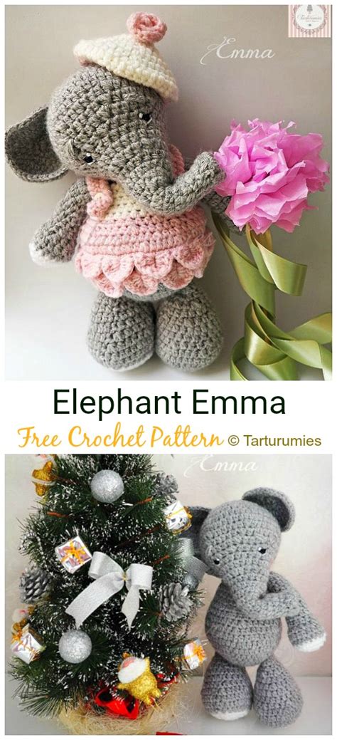 Crochet Elephant Softie And More Free Patterns Tutorials