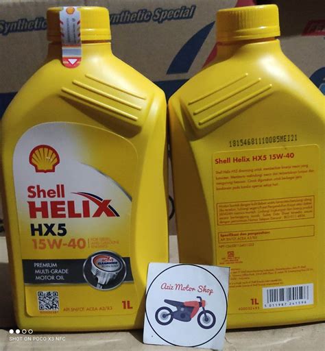 SHELL HELIX 1L HX5 KUNING ORIGINQL PROMO 15W 40 Lazada Indonesia