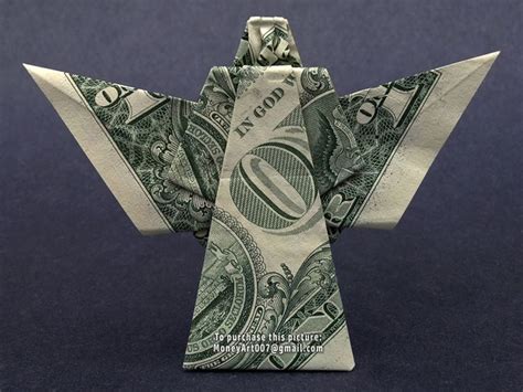 Money Origami Angel Dollar Bill Art Artofit