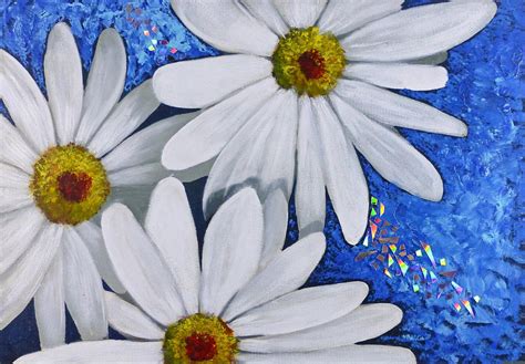 Daisy Trio Painting By Jack Hanzer Susco Fine Art America