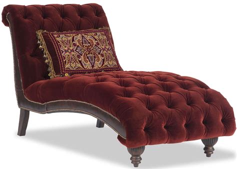 burgundy tufted settee