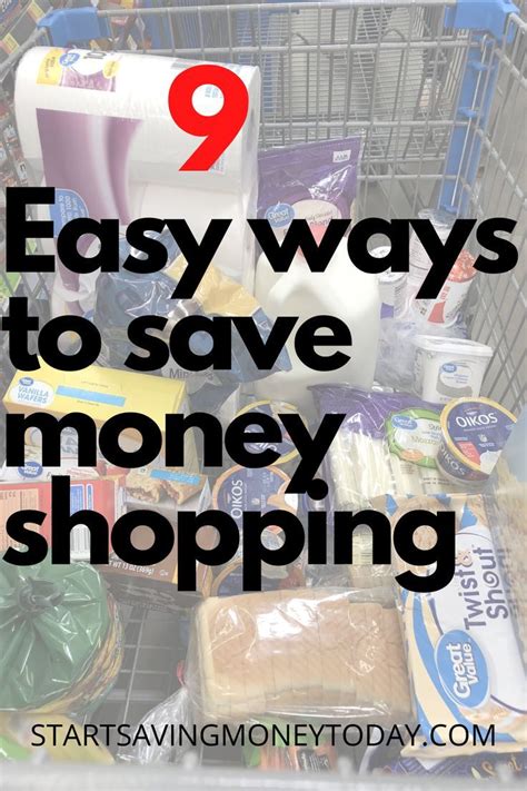 9 Easy Ways To Save Money Shopping We All Need To Eat And That Costs