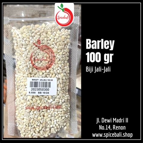 Jual 100 Gr Pearl Barley Barley Biji Jali Jali 100 Gr Biji Jali