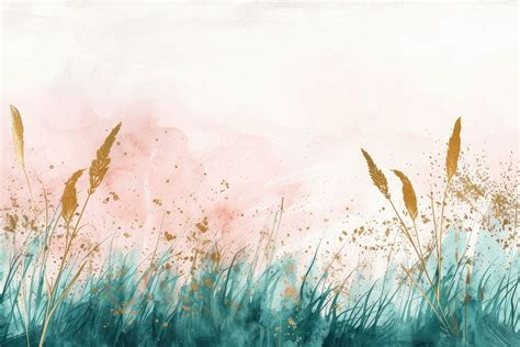 Grass watercolor background painting backgrounds | Premium Photo ...