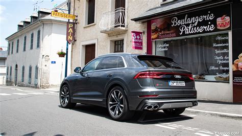 Audi SQ8 TDI 2020MY Color Daytona Gray Rear Three Quarter