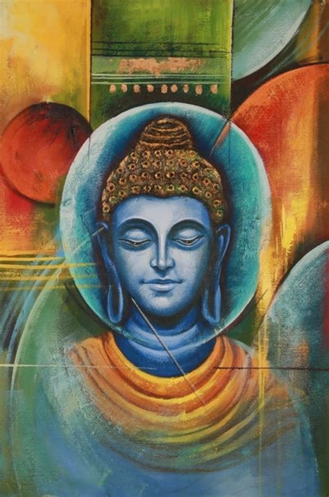 Famous Painting Wall Art Buddha Painting Canvas Painting Wall Etsy