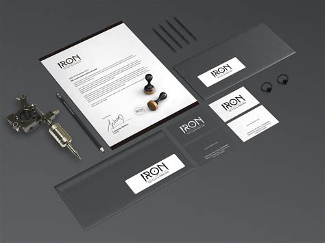 Logo Design & Branding- IRON Tattoo & Piercing on Behance