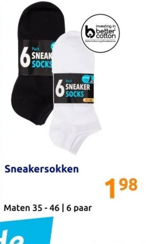 Sneakersokken Paar Aanbieding Bij Action