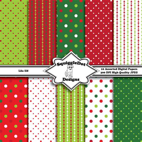 20 Free Printable Cute Christmas Scrapbook Papers - Printable Templates