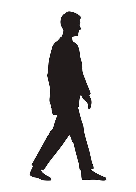 Man Walking Silhouette Walking Silhouette Person Silhouette