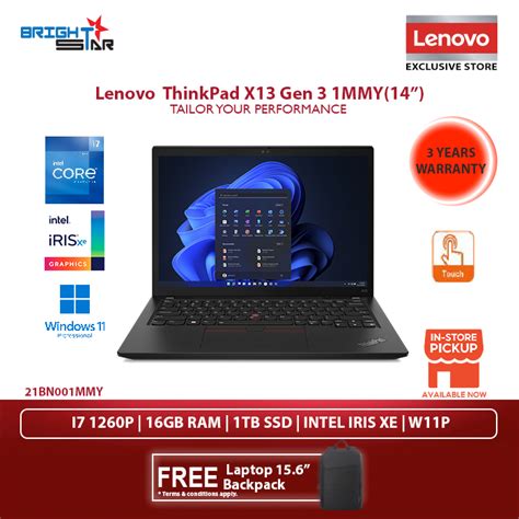 Lenovo ThinkPad X13 Gen 3 Intel Price In Malaysia Specs RM5508