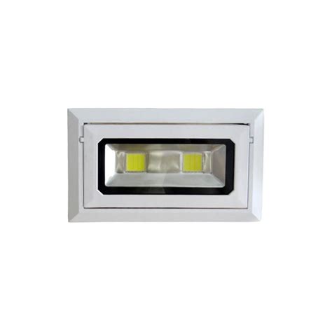 Foco Led Rectangular Basculante 40w Para Tiendas Y Comercios