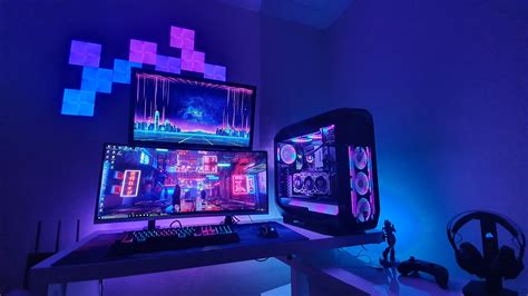 My Recently Finished Battle Station Im A Big Fan Of Synthwave So Its