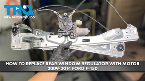 How To Replace Rear Window Regulator With Motor Ford F