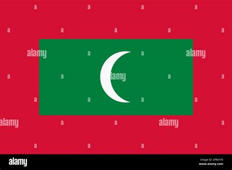 A Maldives Flag background illustration large file moon red green Stock ...