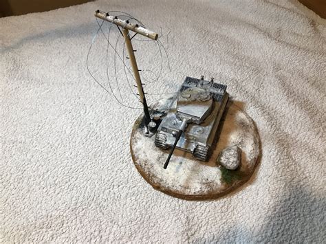 Tiger I in the snow diorama - Airfix 1/76 : modelmakers