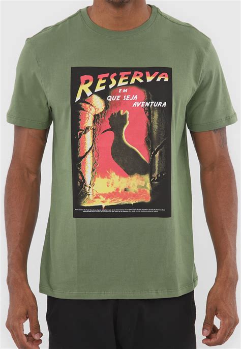 Camiseta Reserva Estampada Verde Compre Agora Dafiti Brasil