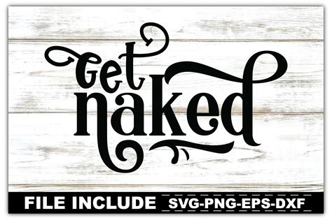 Get Naked Graphic By Graphics House Creative Fabrica
