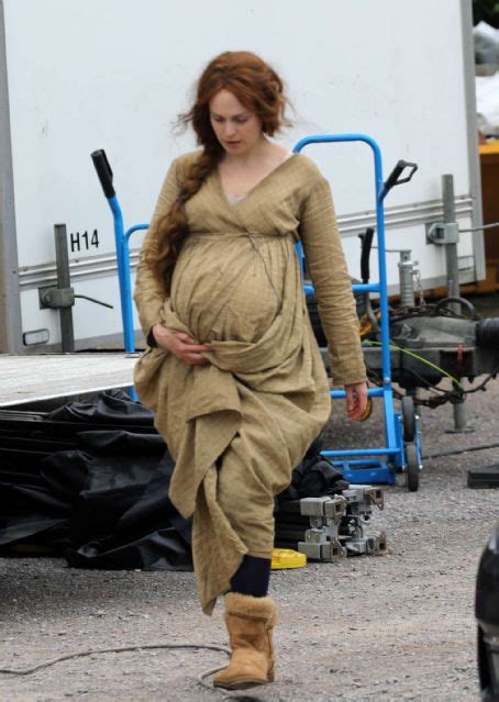 Kelly Reilly on the set of ‘Britannia’ - FamousFix