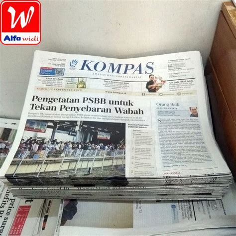 Jual Koran Bekas Khusus Kompas Shopee Indonesia